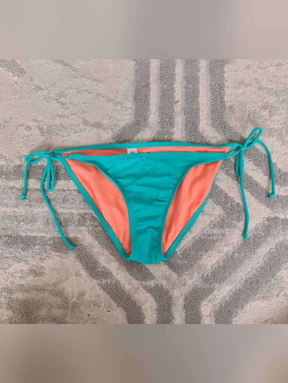 Athleta Turquoise Tie-Side Bikini Bottom Womens Medium